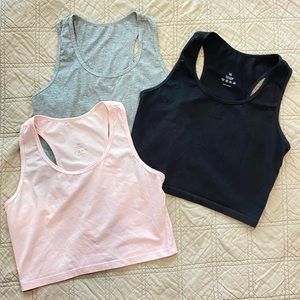 LOT OF 3 NVGTN Cropped Tank Sz Medium